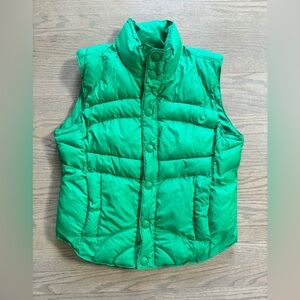 Tommy Hilfiger Women's Green Insulated Puffer Vest size large